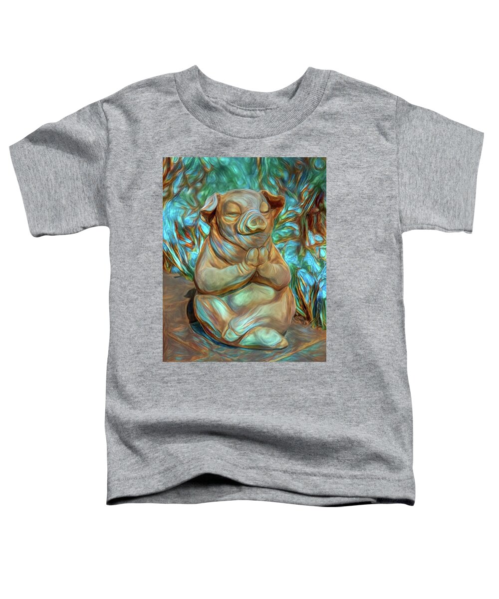 Meditating Toddler T-Shirt featuring the digital art Infinite Potential by Artistic Mystic