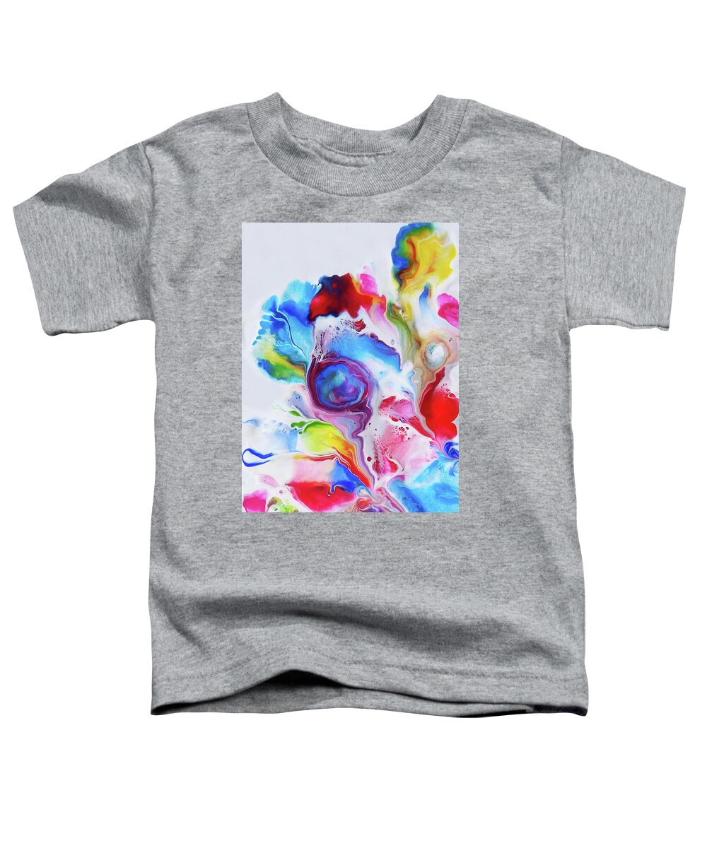 Colorful Toddler T-Shirt featuring the painting Inner Eye by Deborah Erlandson
