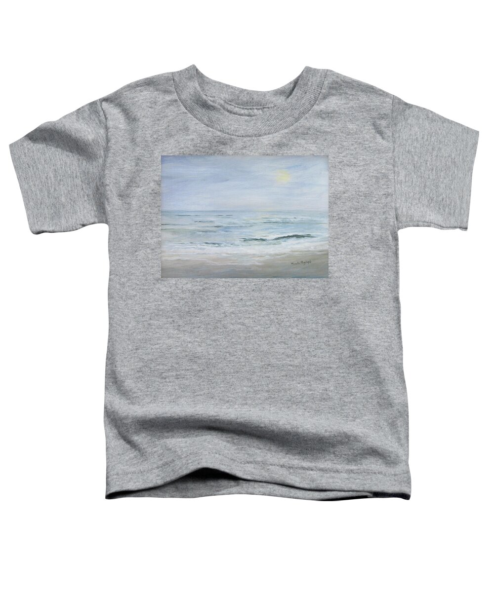 Acrylic Toddler T-Shirt featuring the painting It's a New Day by Paula Pagliughi