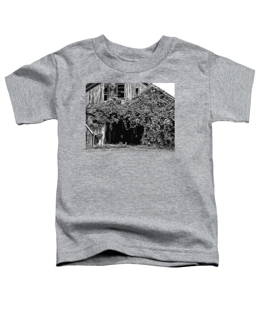 Barn Toddler T-Shirt featuring the photograph Ivy Barn by Steven Nelson