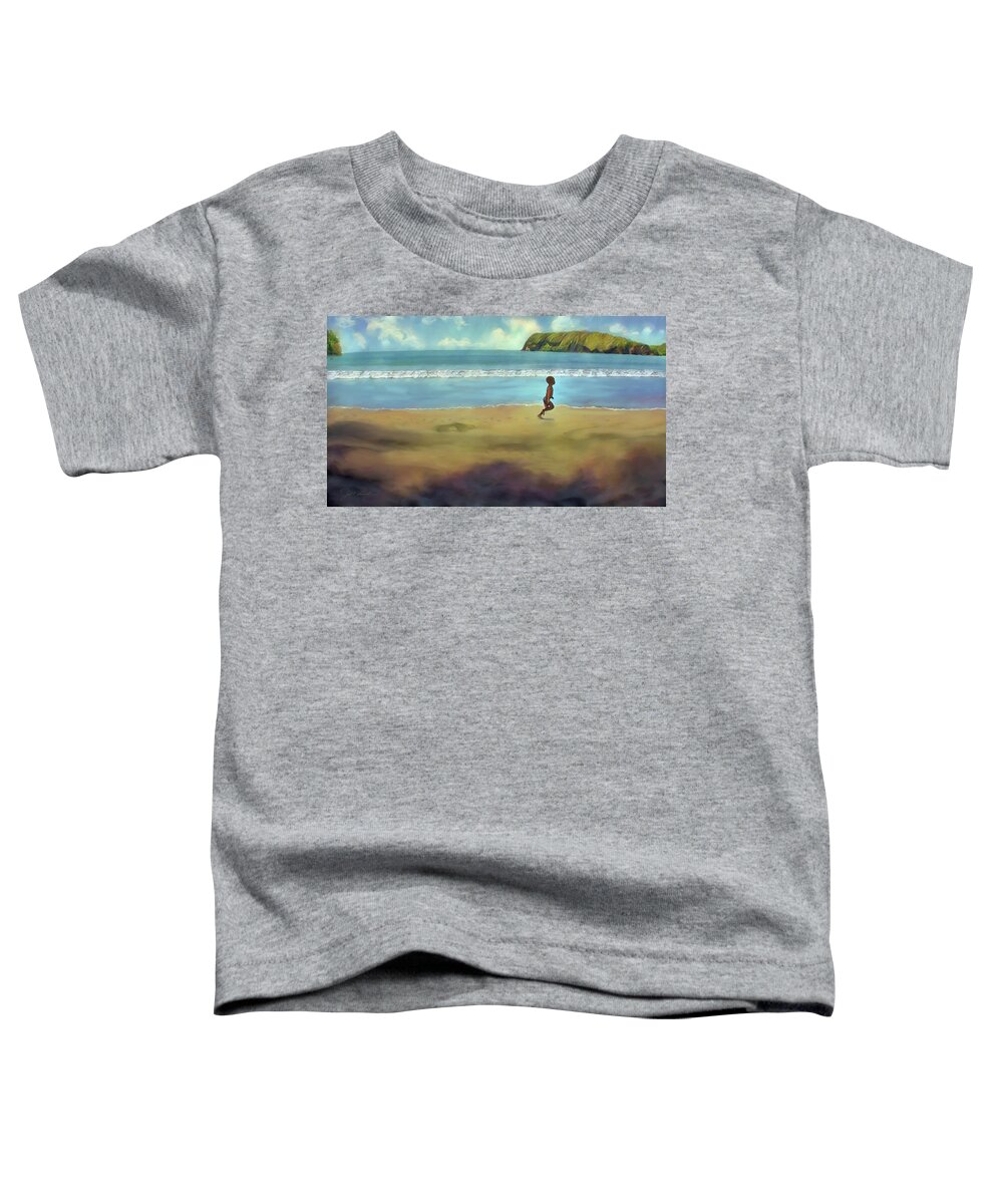 Grenada Toddler T-Shirt featuring the painting Joy by Joel Smith