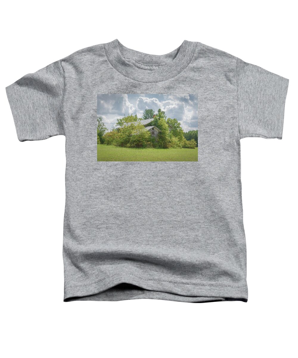 Barns Toddler T-Shirt featuring the photograph Overgrowth by Guy Whiteley