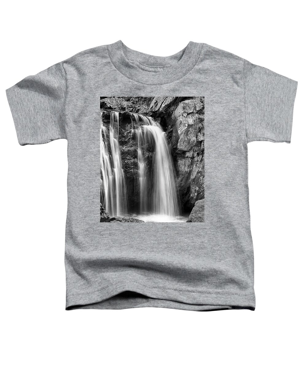 Cascading Toddler T-Shirt featuring the photograph Kilgore Falls I by Charles Floyd