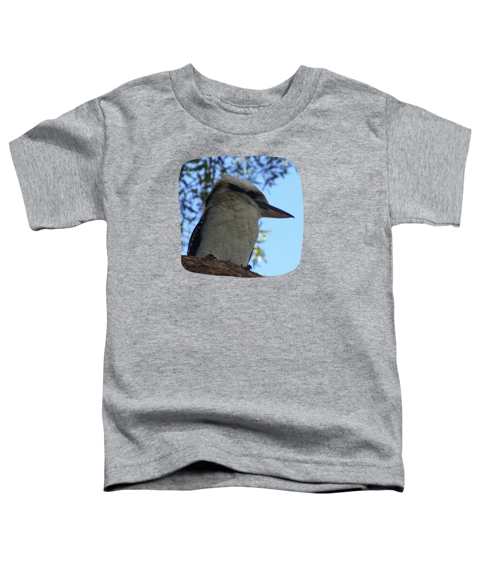 Kookaburra Toddler T-Shirt featuring the photograph Kookaburra on a Tree by Kathrin Poersch
