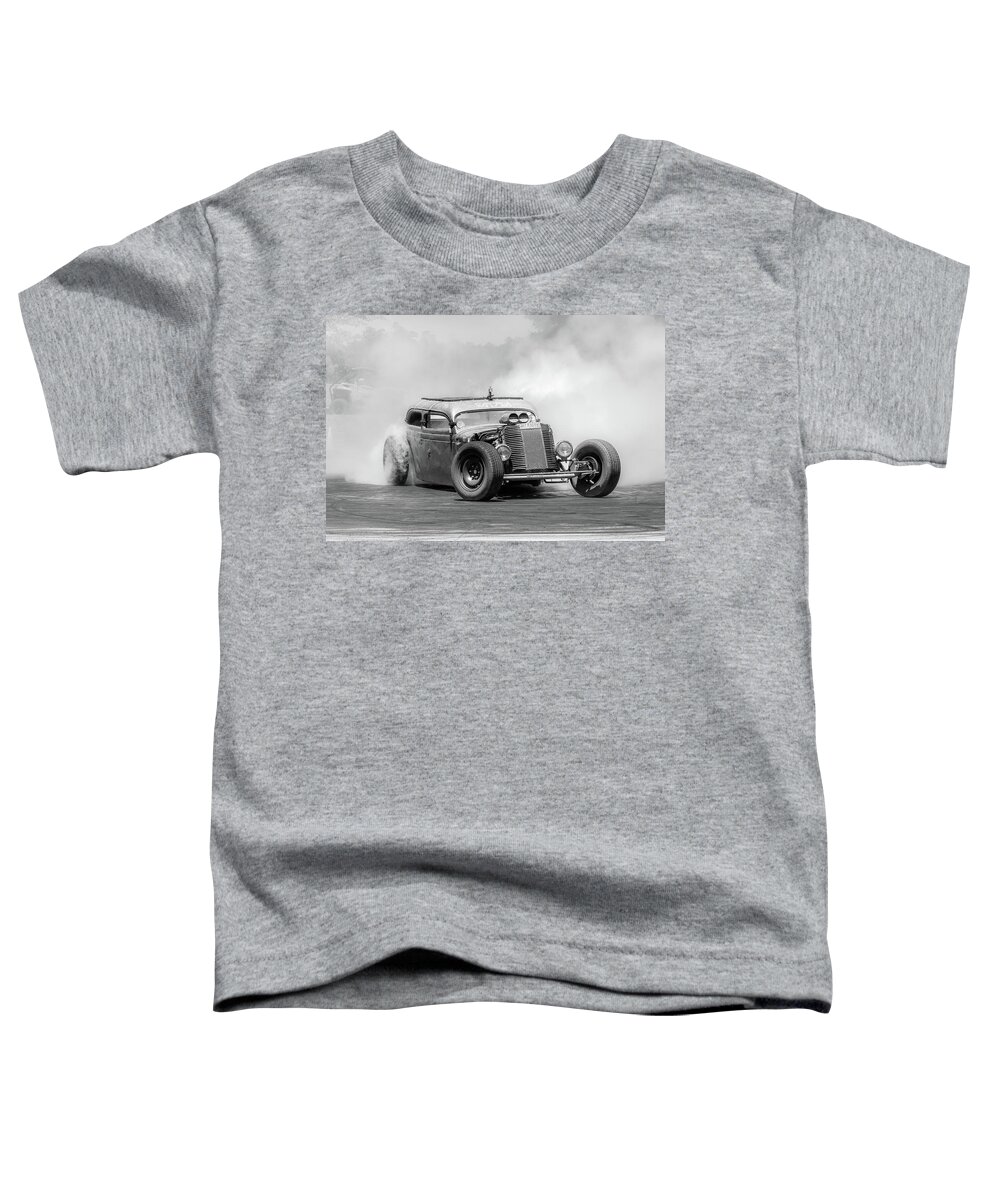 Ratrod Toddler T-Shirt featuring the photograph LA Ratrod-1 by John Kirkland
