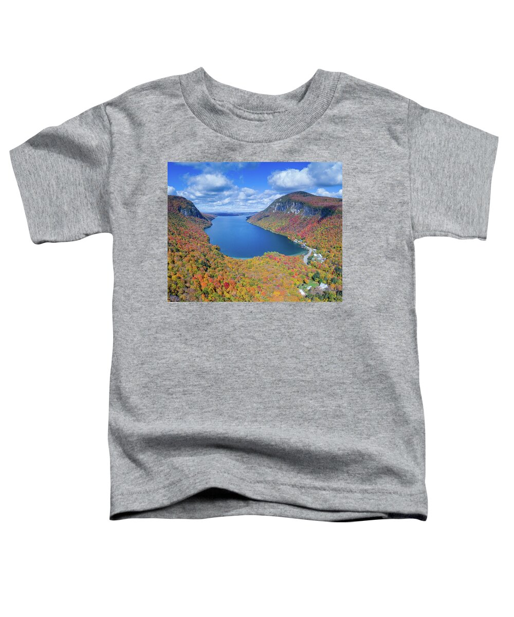 Lake Willoughby Toddler T-Shirt featuring the photograph Lake Willoughby, Vermont by John Rowe
