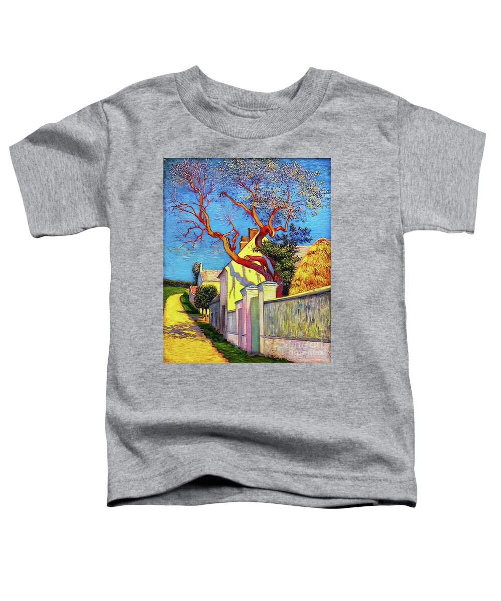 Red Tree Toddler T-Shirt featuring the photograph Landscape with Red Tree by Leo Gausson by Jack Torcello