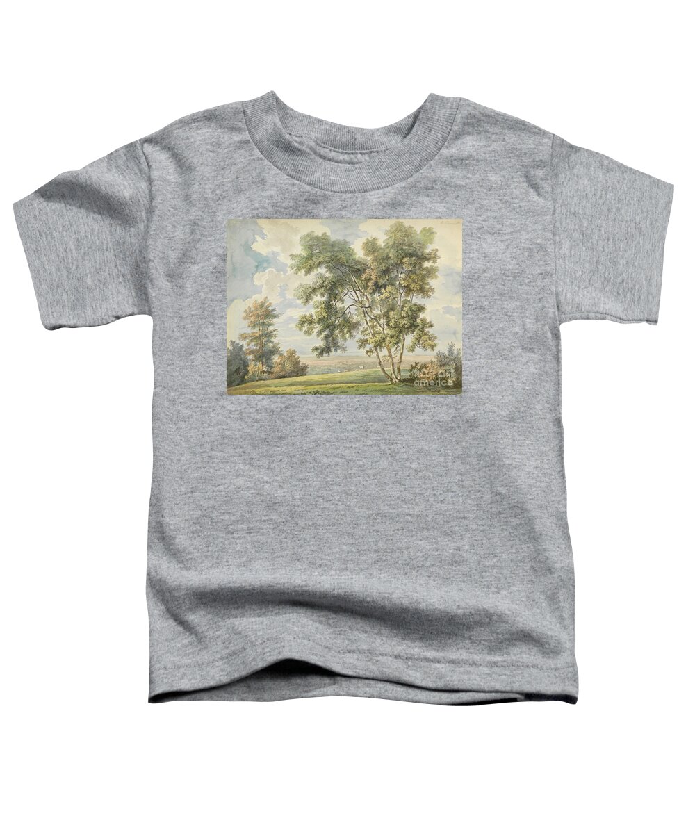  Toddler T-Shirt featuring the photograph Landscape with Trees and Sheep by Science Source