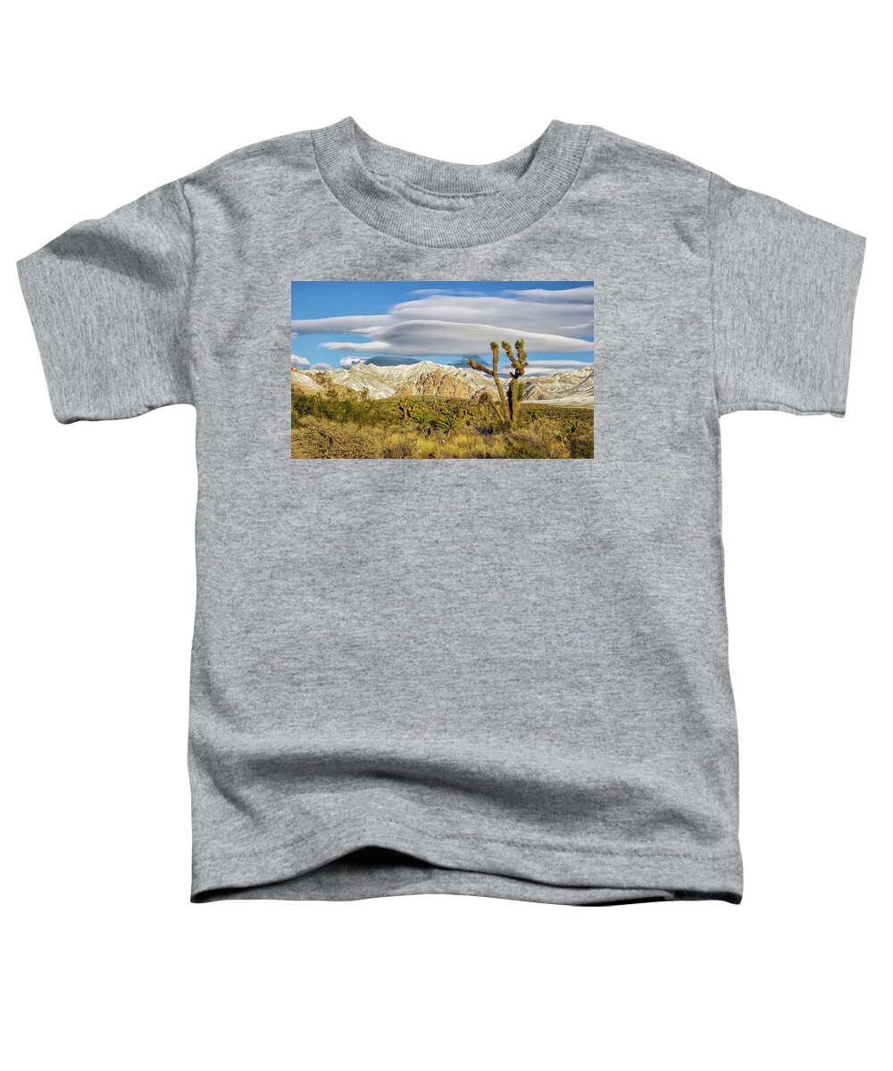  Toddler T-Shirt featuring the photograph Lenticular Cloud Red Rock Canyon by Michael W Rogers