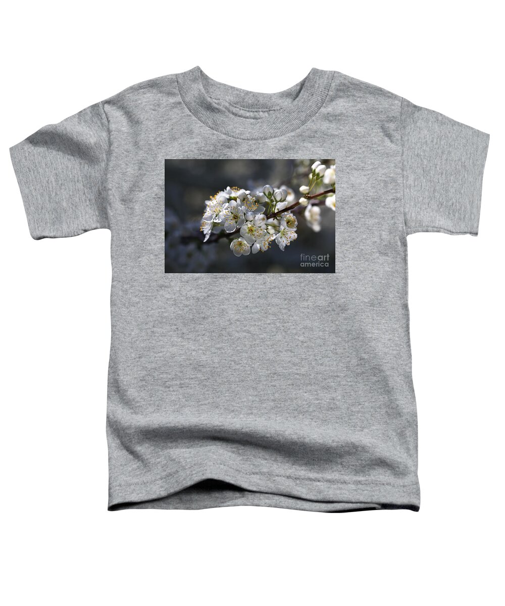 Bubbleblue Toddler T-Shirt featuring the photograph Living In Sring by Joy Watson