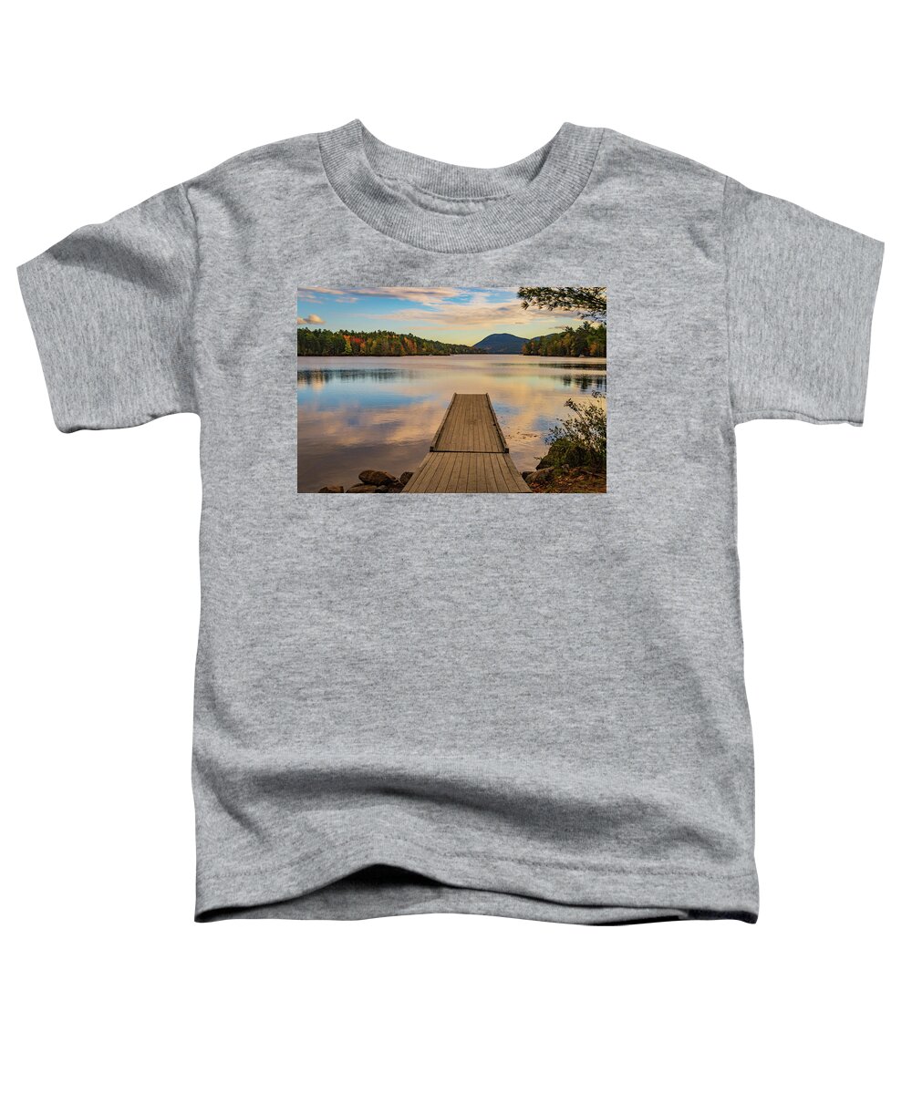 Long Pond Toddler T-Shirt featuring the photograph Long Pond Acadia National Park, Maine by Ann Moore