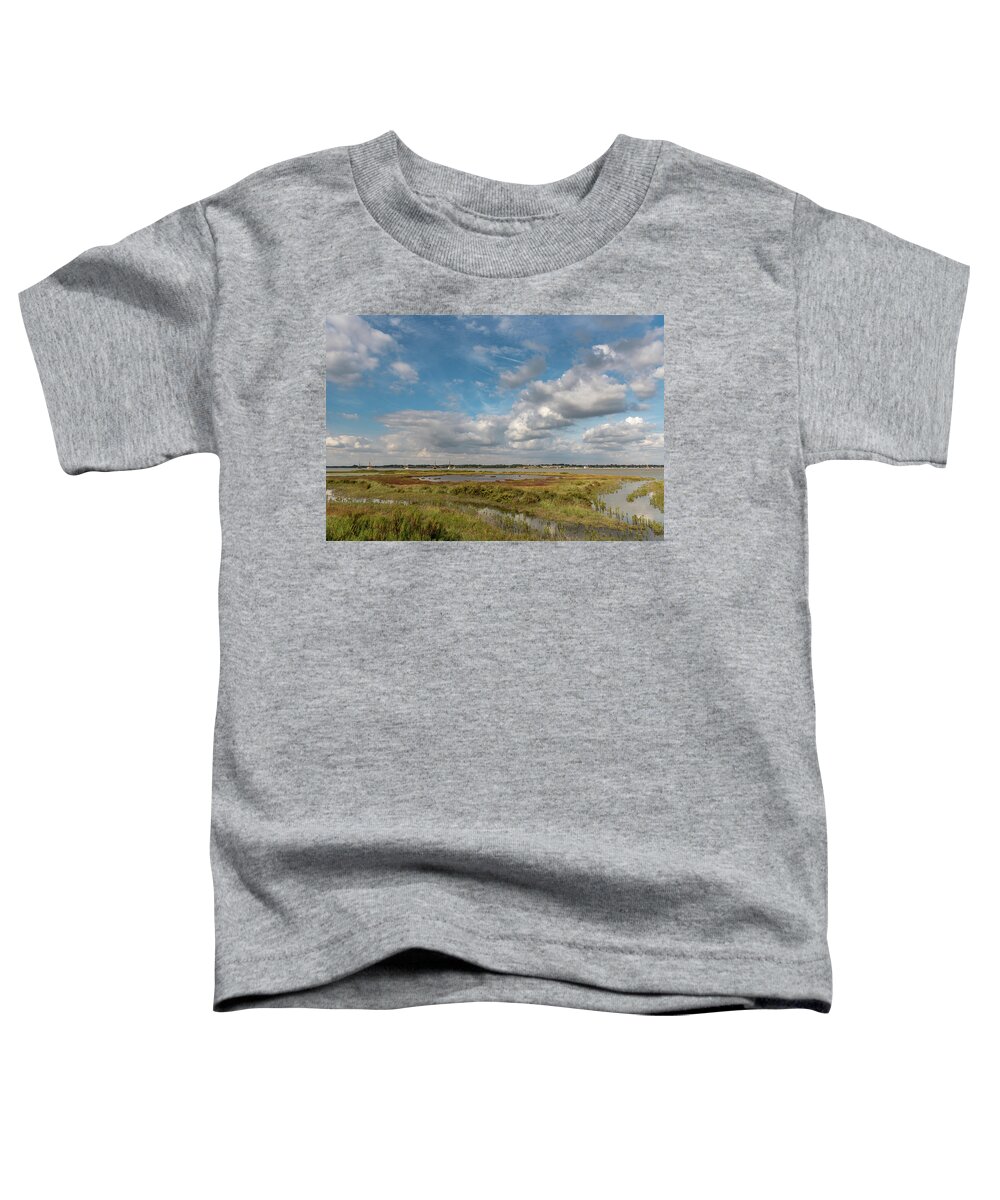 British Weather Toddler T-Shirt featuring the photograph Lower Colne view by Gary Eason