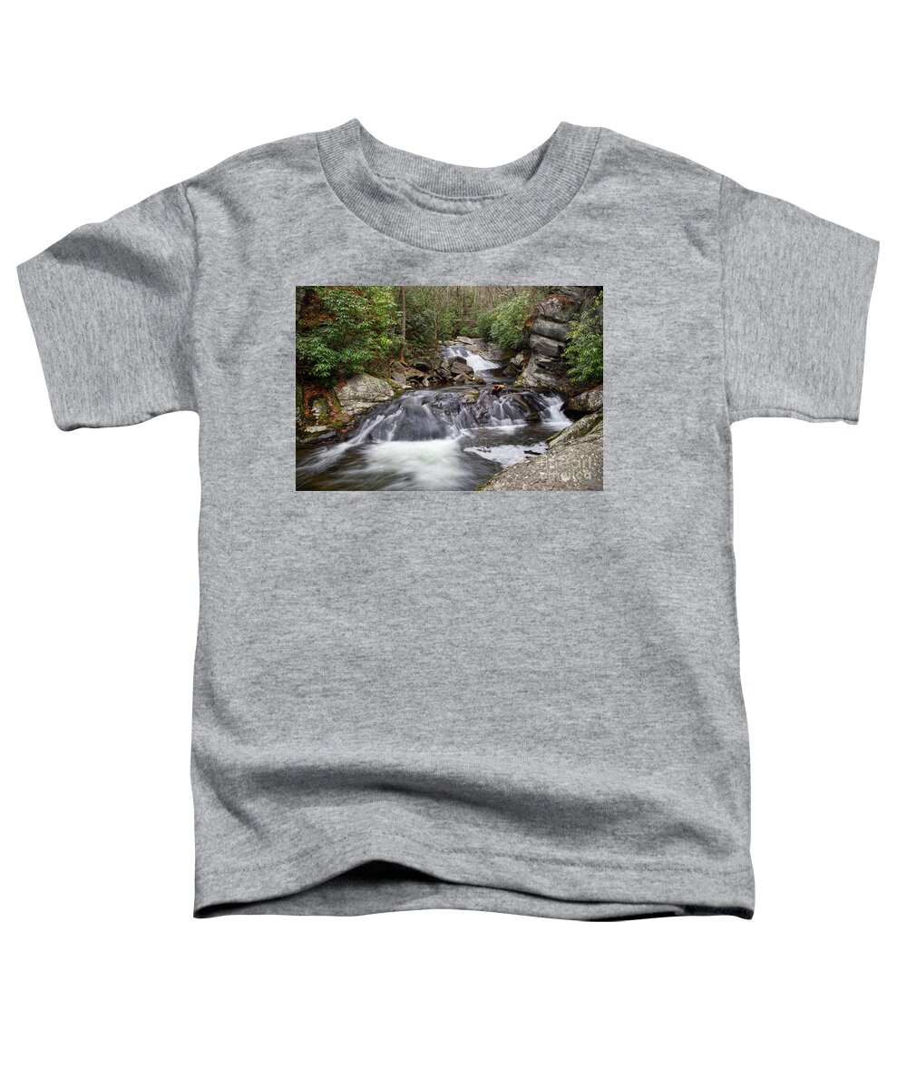 Lynn Camp Falls Toddler T-Shirt featuring the photograph Lower Lynn Camp Falls 11 by Phil Perkins