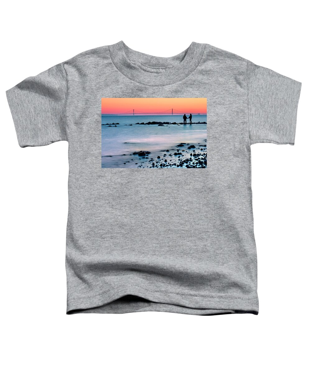 Michigan Toddler T-Shirt featuring the photograph Macinack Moment by Dan McGeorge