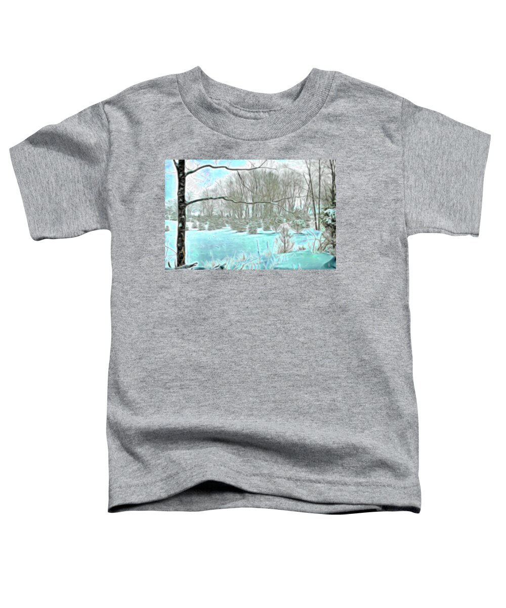 Winter Toddler T-Shirt featuring the photograph Magical Winter Wonderland by Aimee L Maher ALM GALLERY