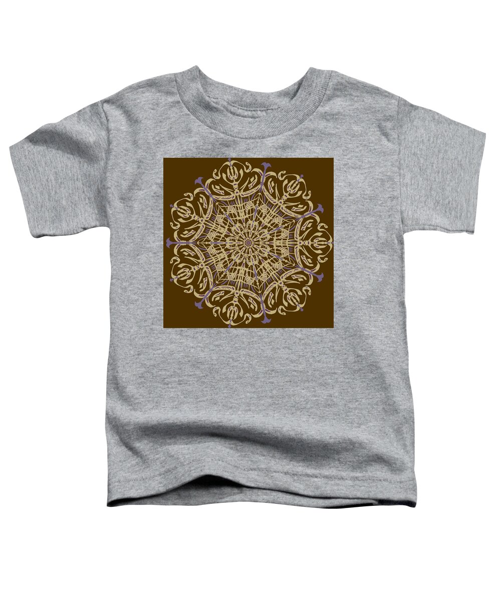 Mandala Toddler T-Shirt featuring the digital art Mandala Classic by Eileen Backman