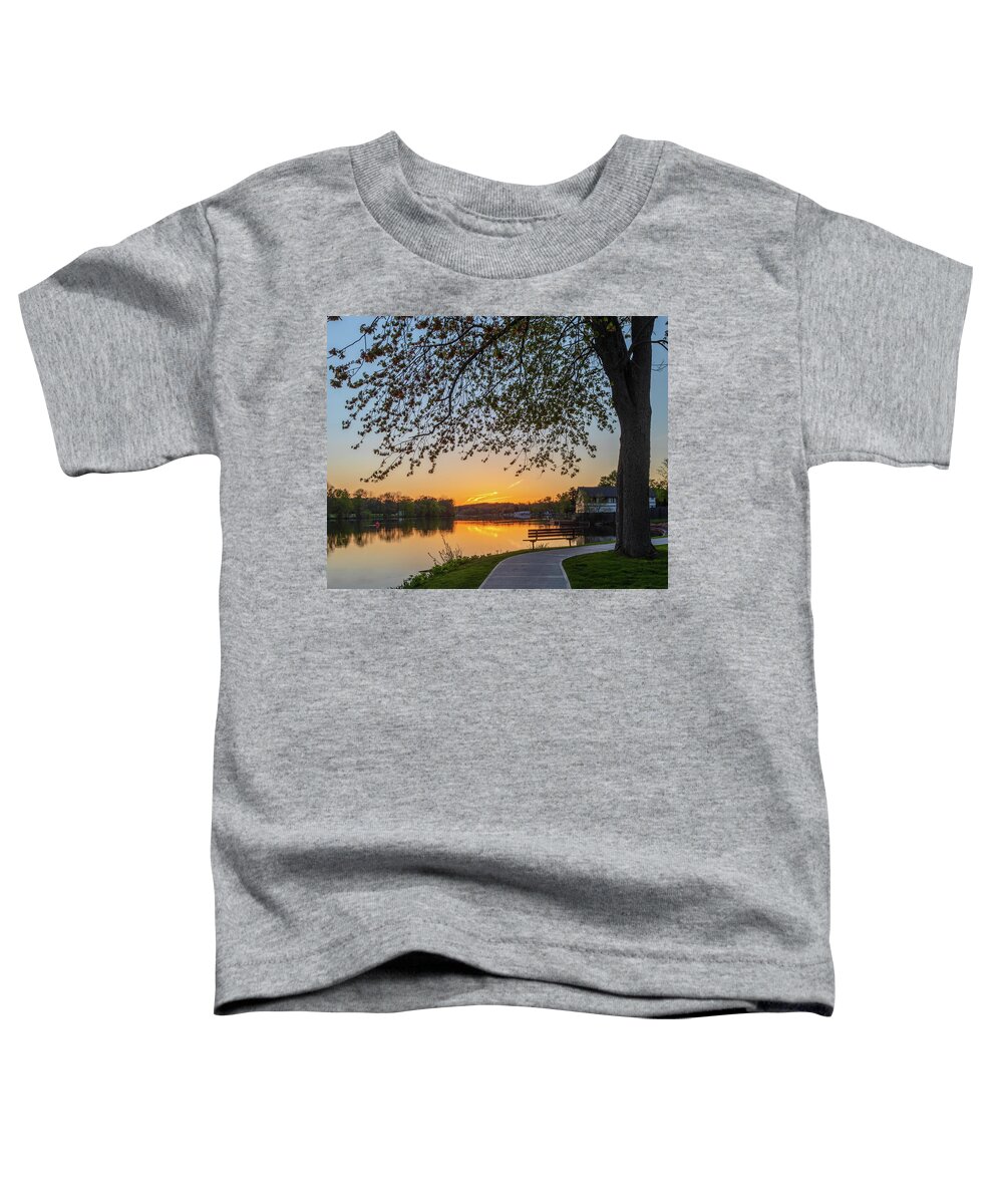 Cny Toddler T-Shirt featuring the photograph Mercer Park Sunset by Rod Best