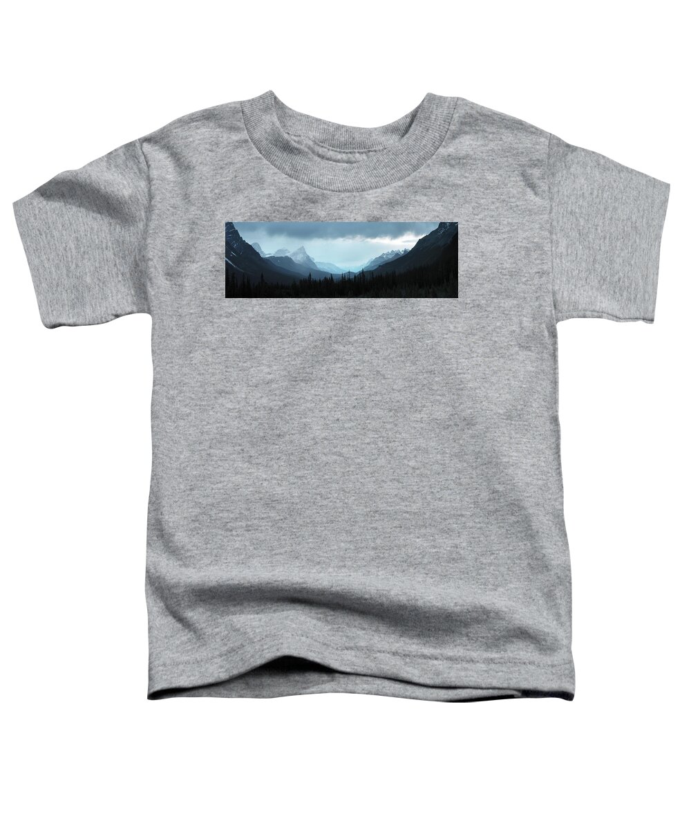 617 Toddler T-Shirt featuring the photograph Mistaya Valley by Sonny Ryse