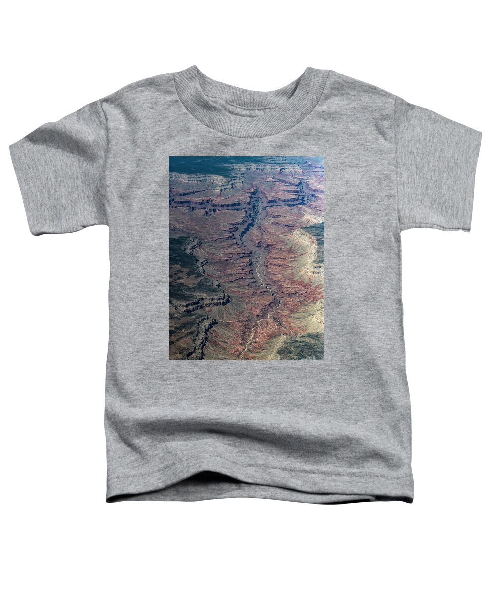 Grand Canyon National Park Toddler T-Shirt featuring the photograph Mohawk Canyon in Grand Canyon National Park Aerial View by David Oppenheimer