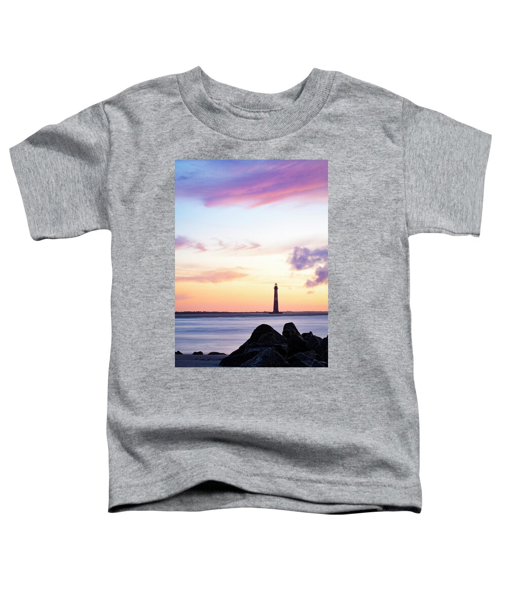 Wall Art Toddler T-Shirt featuring the photograph Morris Island Lighthouse by Marlo Horne