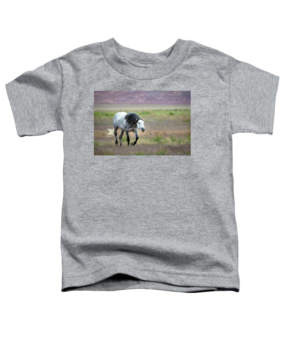 Horse Toddler T-Shirt featuring the photograph My Mares by Jeanette Mahoney