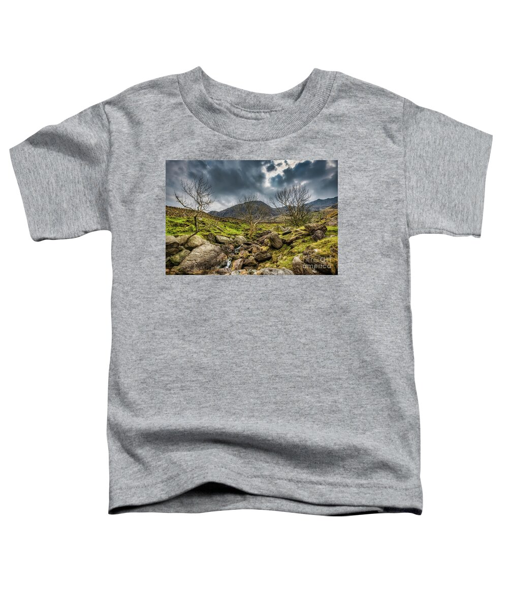 Nant Peris Toddler T-Shirt featuring the photograph Nant Peris Snowdonia Wales by Adrian Evans