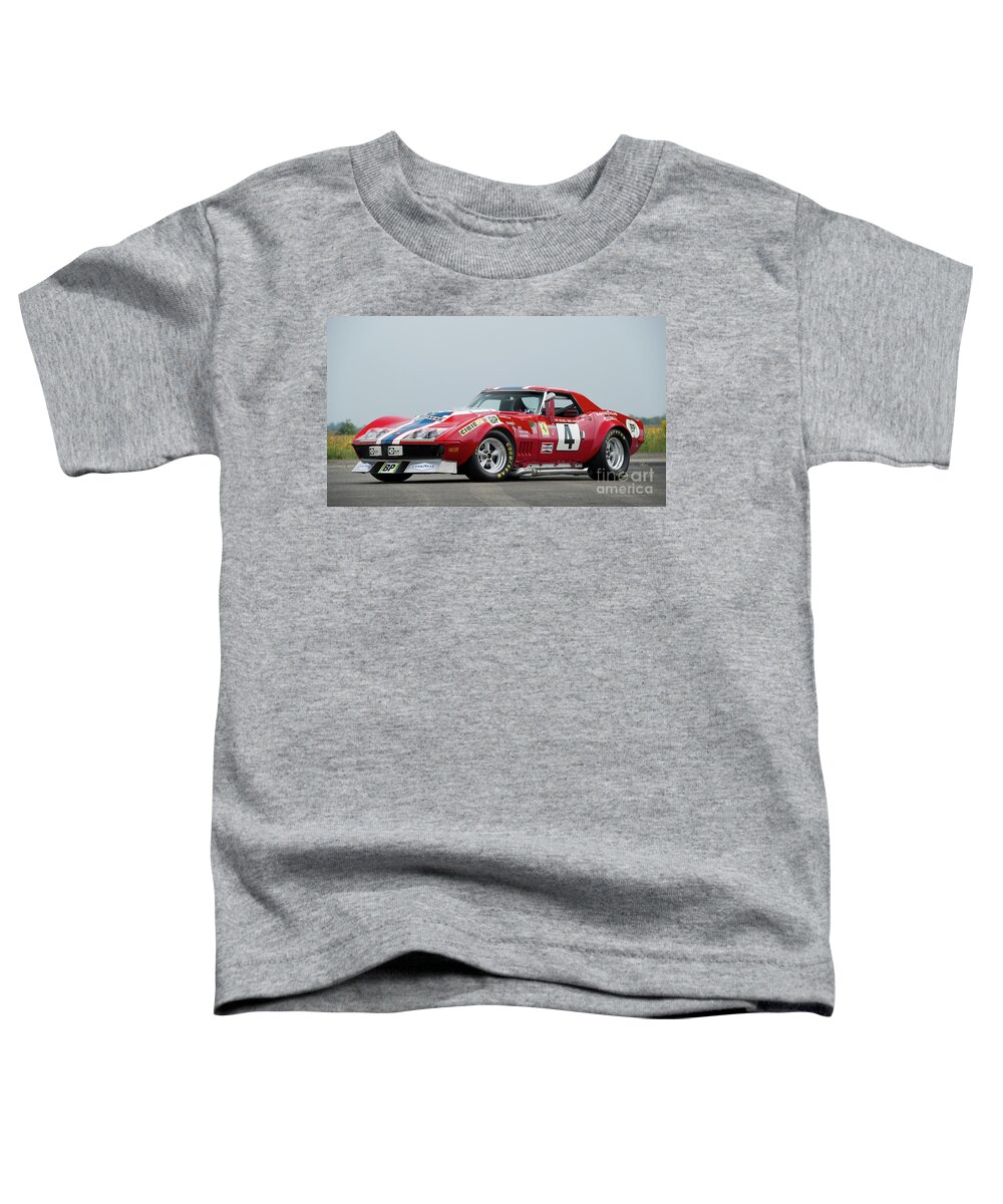 Nascar Toddler T-Shirt featuring the photograph Nascar Corvette by Action