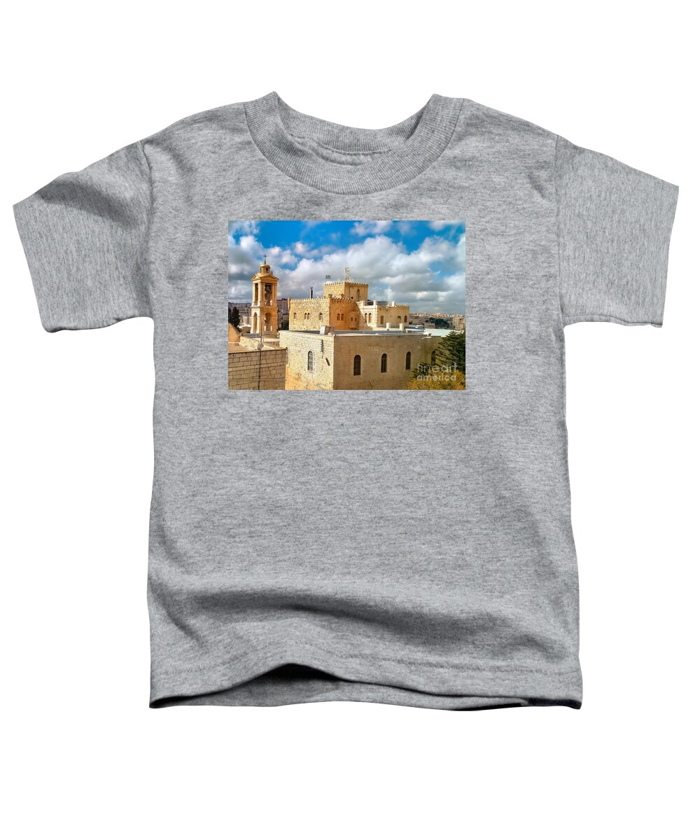Religion Toddler T-Shirt featuring the photograph Nativity Church from the Side by Munir Alawi