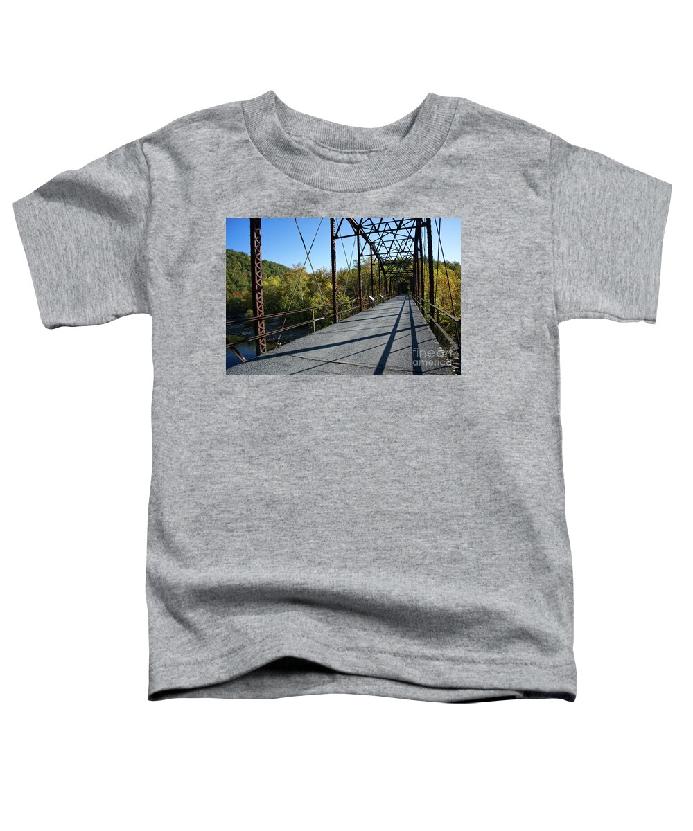 Obed Wild And Scenic River National Park Toddler T-Shirt featuring the photograph Nemo Bridge 5 by Phil Perkins