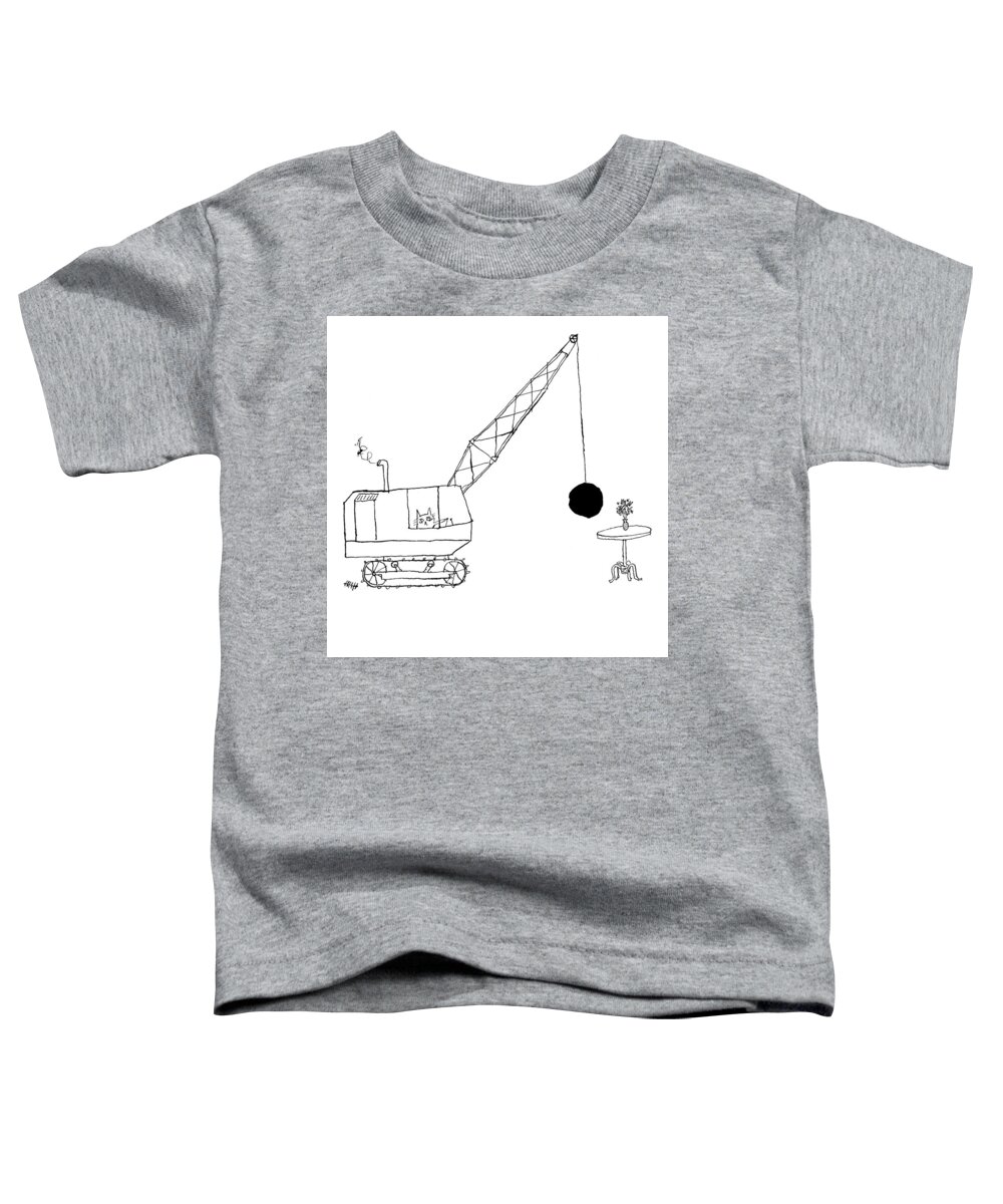 Captionless Toddler T-Shirt featuring the drawing New Yorker May 23, 2022 by Roland High