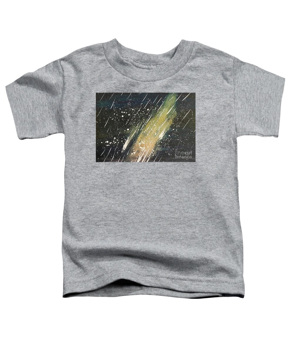 Stars Toddler T-Shirt featuring the painting Night Sky by Lisa Neuman