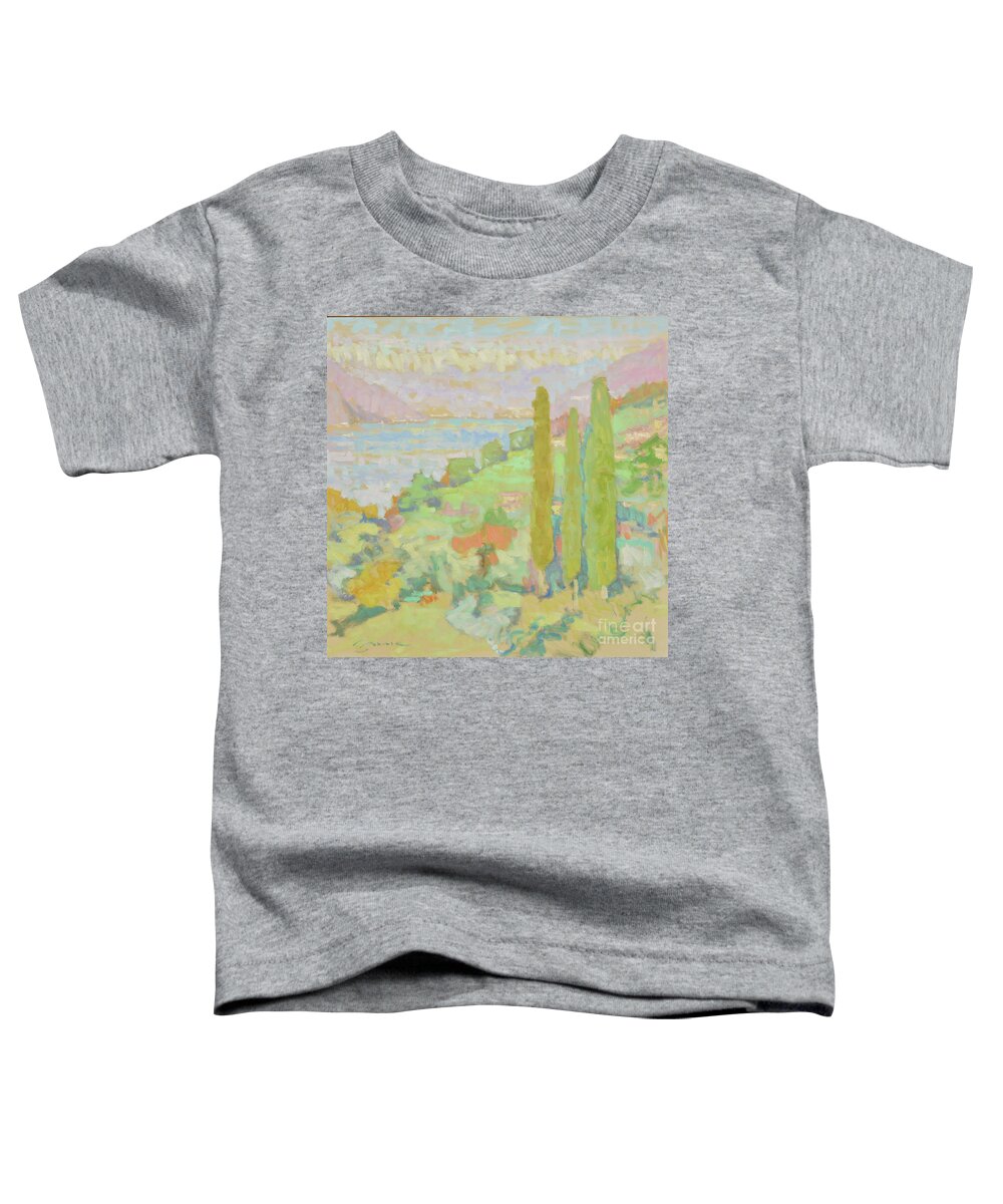 Oil Painting Toddler T-Shirt featuring the painting Golden Days Of November by Jerry Fresia