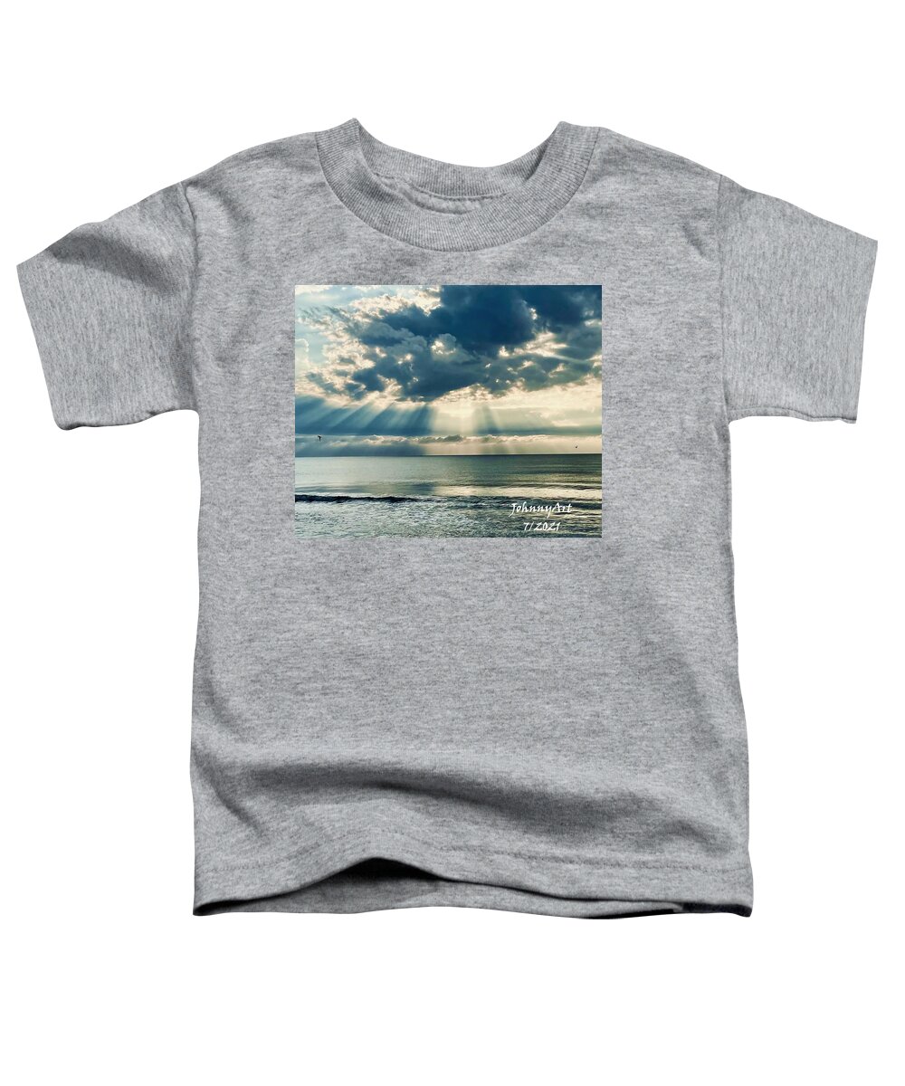 St Augustine Beach Florida Usa Toddler T-Shirt featuring the photograph Ocean View by John Anderson