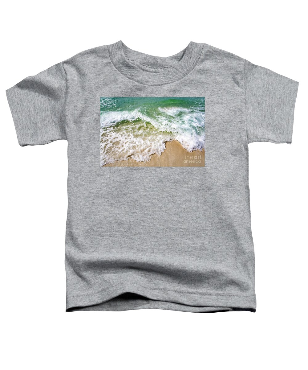 Beach Toddler T-Shirt featuring the photograph Ocean Waves by Beachtown Views