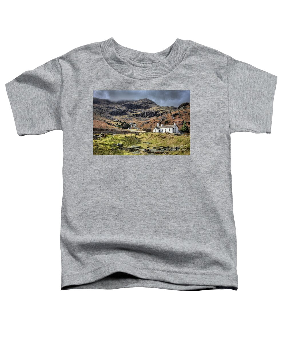 England Toddler T-Shirt featuring the photograph Old Coniston Coppermines, Lake District by Tom Holmes