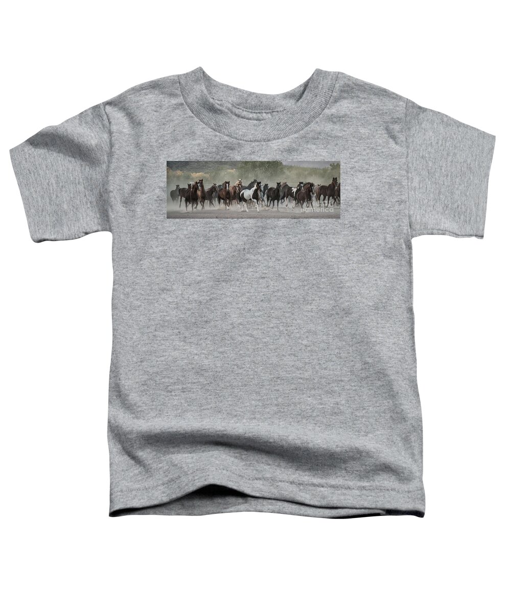 Wildlife Toddler T-Shirt featuring the photograph On The Move Again by Sandra Bronstein