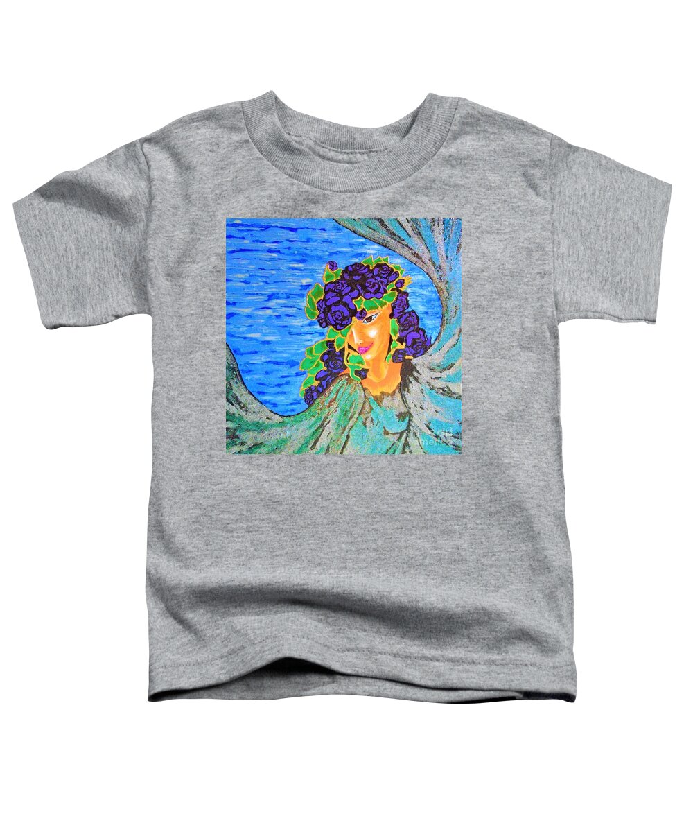 Beauty Toddler T-Shirt featuring the painting Opera by Tatyana Shvartsakh