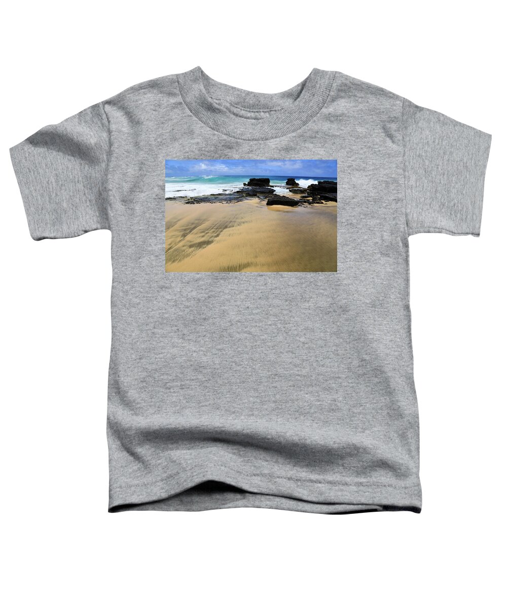 Sand Toddler T-Shirt featuring the photograph Painted Sand by Donald J Gray