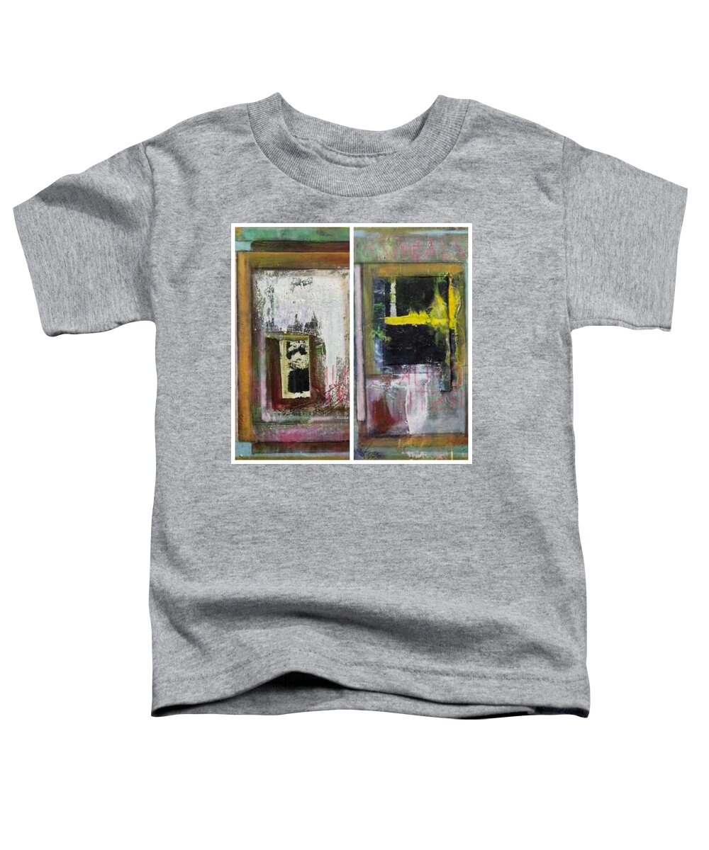  Toddler T-Shirt featuring the painting Pairing by Try Cheatham