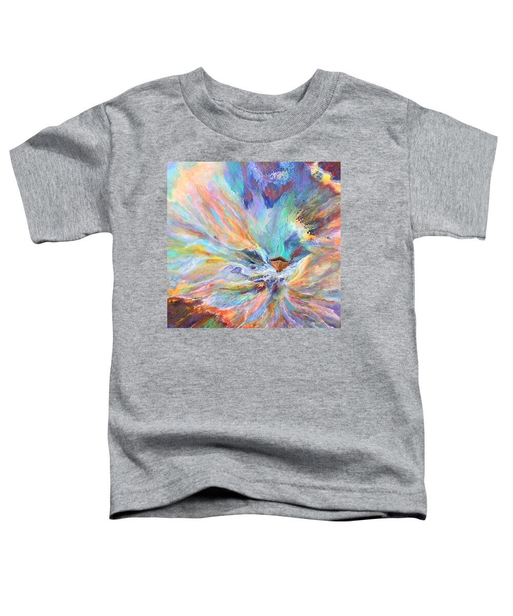 Acrylic Toddler T-Shirt featuring the painting Endure by Soraya Silvestri