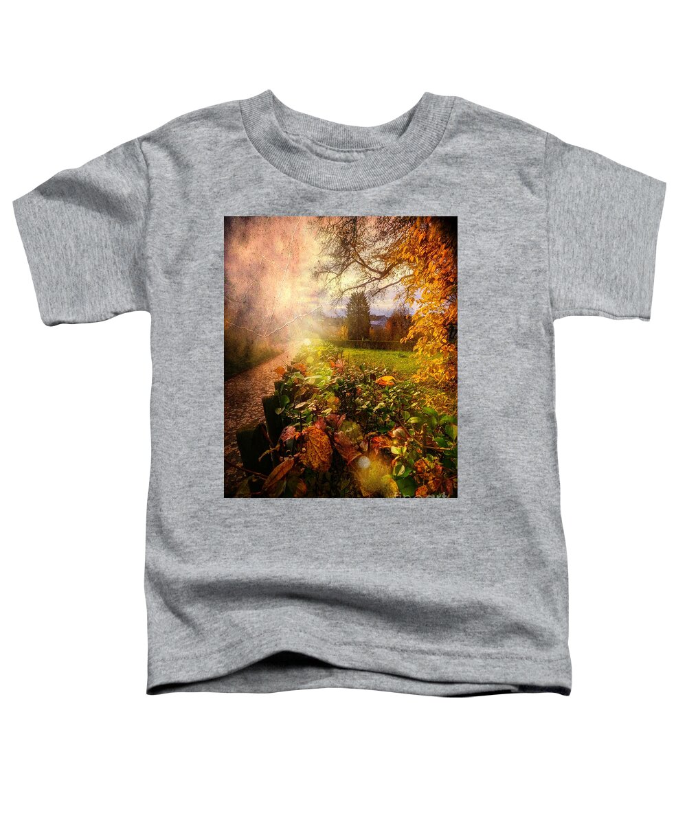 Picturesque Toddler T-Shirt featuring the photograph Picturesque Autumn by Claudia Zahnd-Prezioso