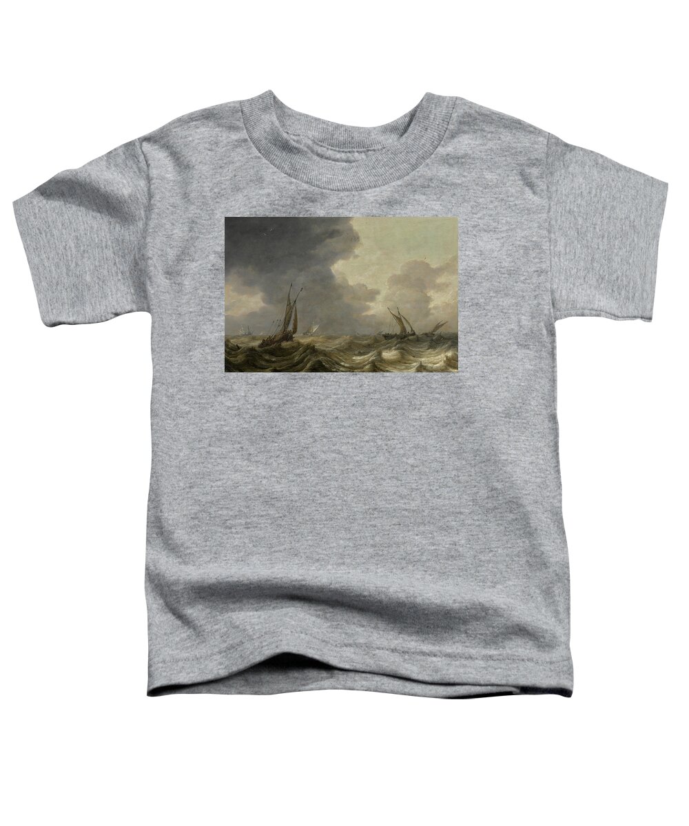 Vintage Toddler T-Shirt featuring the painting Pieter Mulier by MotionAge Designs