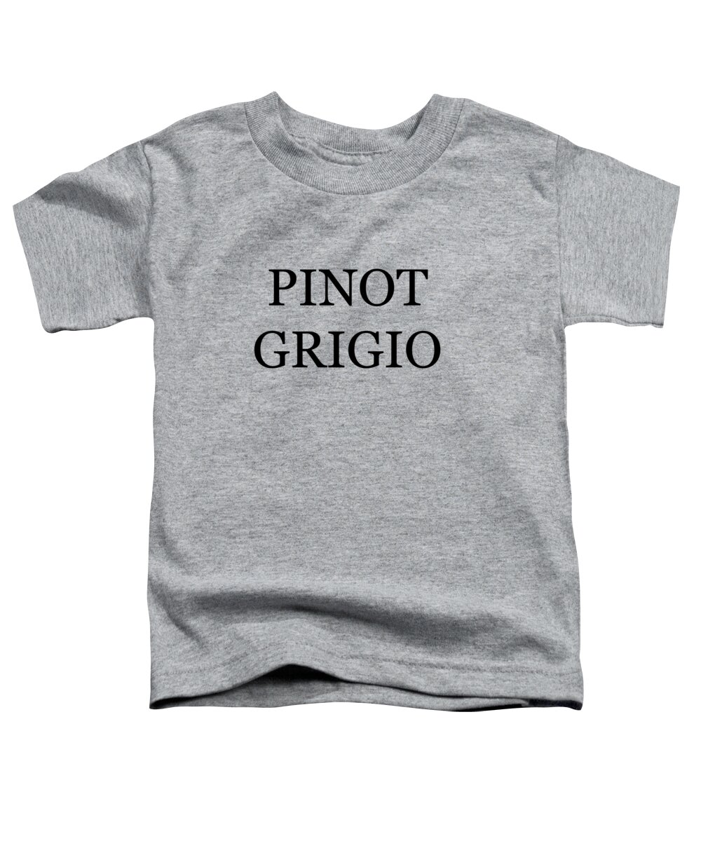 Halloween Toddler T-Shirt featuring the digital art Pinot Grigio Wine Costume by Flippin Sweet Gear