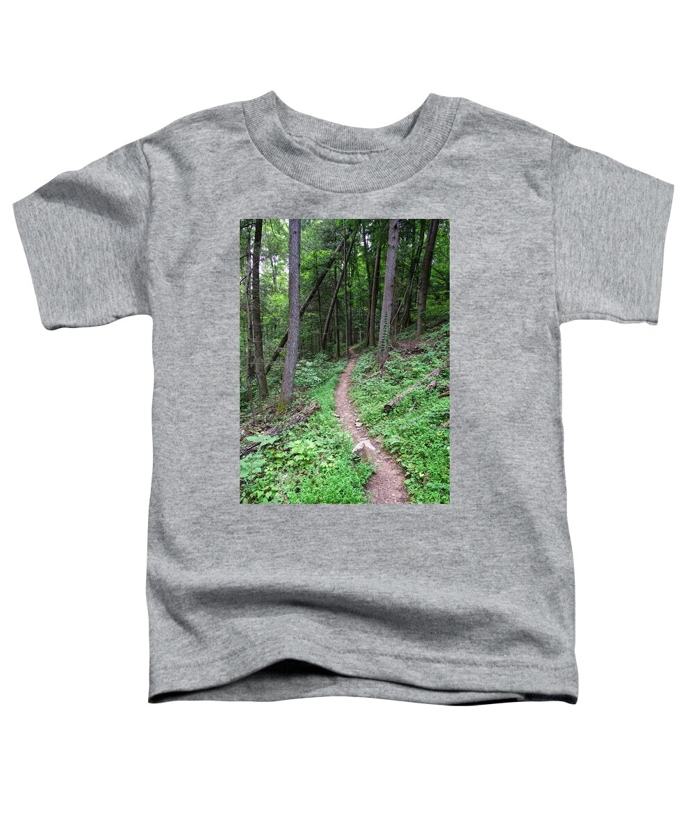 Obed Toddler T-Shirt featuring the photograph Point Trail At Obed 13 by Phil Perkins