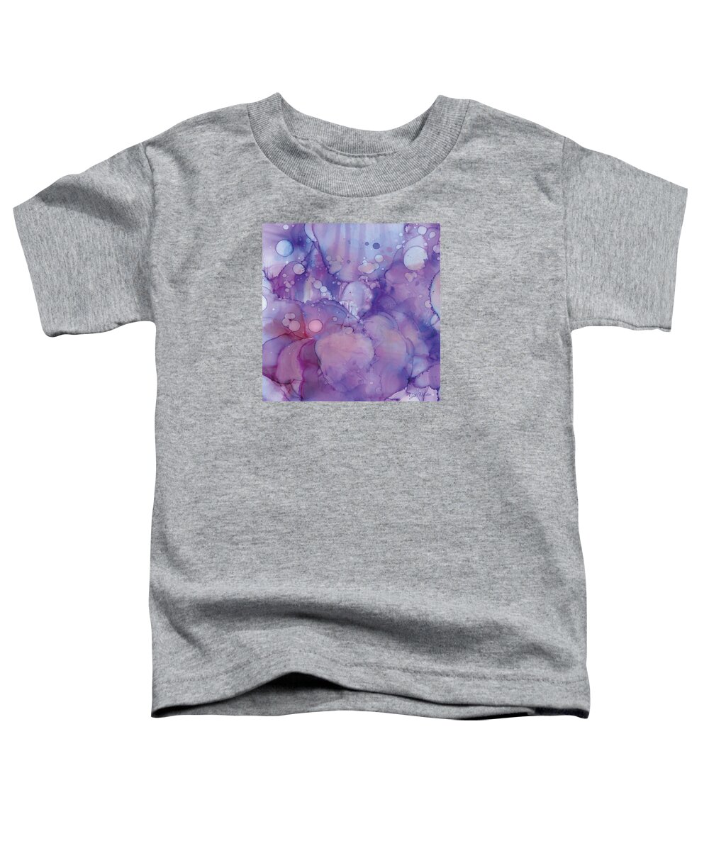 Expressive Toddler T-Shirt featuring the painting Primordia #2 by Gail Marten