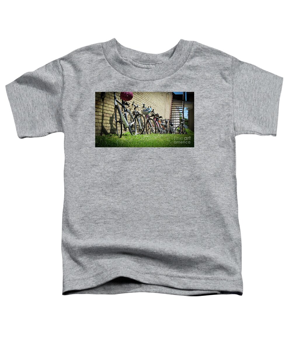 Bicycles Toddler T-Shirt featuring the photograph Ready to Ride by Rich S