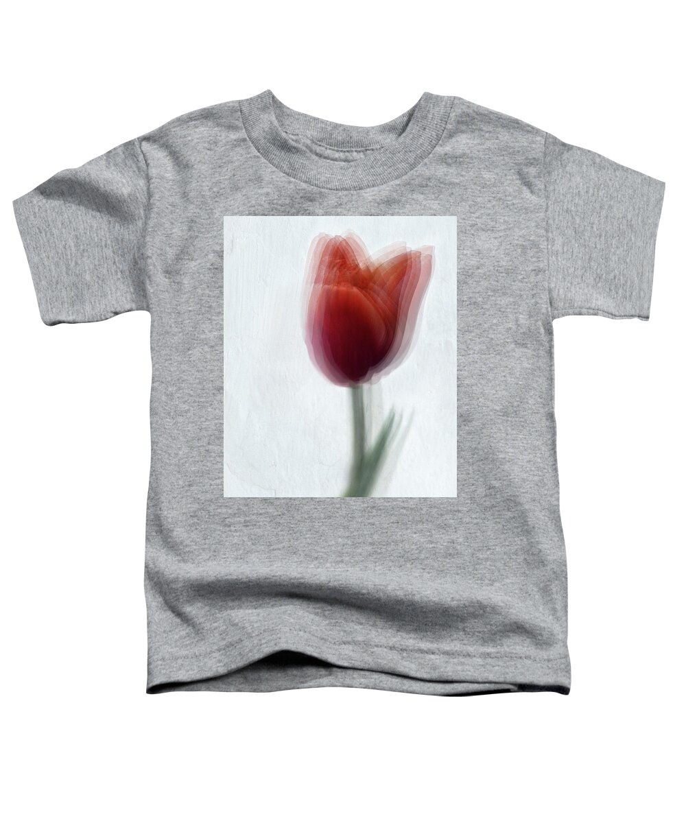 Red Tulip Toddler T-Shirt featuring the photograph Red tulip by Al Fio Bonina