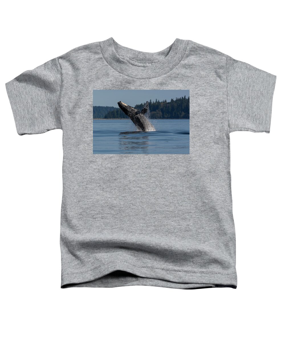 Rejoice Toddler T-Shirt featuring the photograph Rejoice - Whale Art by Jordan Blackstone