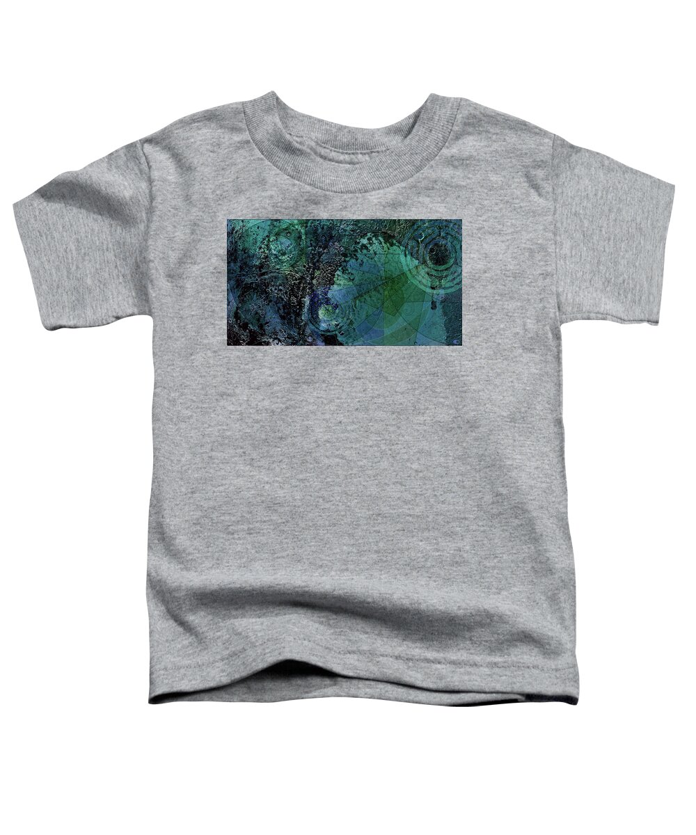 Topography Toddler T-Shirt featuring the digital art Revolution 9 Triptych by Kenneth Armand Johnson
