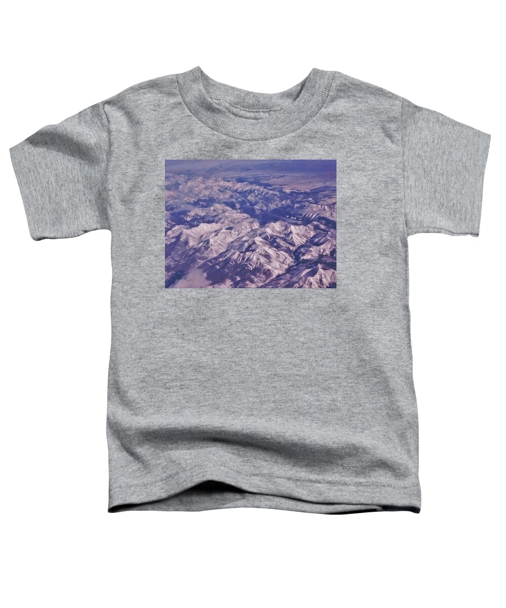 - Rocky Mountains Toddler T-Shirt featuring the photograph - Rocky Mountains by THERESA Nye